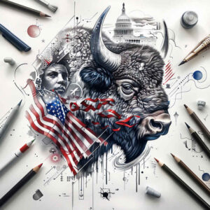 patriotic-heritage-tattoo – tattoo design ideas free ai generated – realism-optical-depth – for-calf – Gallery: patriotic-inkby-ai