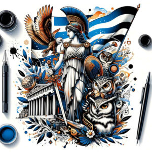 patriotic-history-tattoo – tattoo design ideas free ai generated – realism-glass-effect – for-foot – Gallery: patriotic-inkby-ai