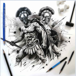 patriotic-history-tattoo – tattoo design ideas free ai generated – realism-studio-quality – for-fingers – Gallery: patriotic-inkby-ai