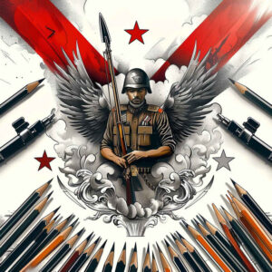 patriotic-history-tattoo – tattoo design ideas free ai generated – surrealism-unreal – for-chest – Gallery: patriotic-inkby-ai