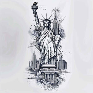 patriotic-homeland-tattoo – tattoo design ideas free ai generated – neotraditional-rich-shading – for-wrist – Gallery: patriotic-inkby-ai