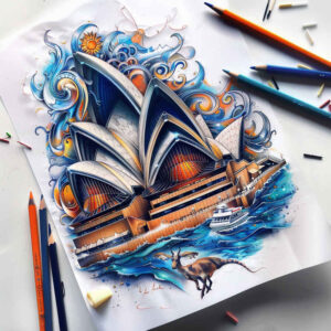 patriotic-homeland-tattoo – tattoo design ideas free ai generated – surrealism-surreal-lighting – for-lower-thigh – Gallery: patriotic-inkby-ai