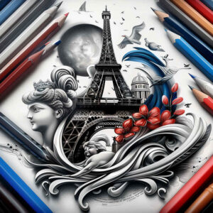 patriotic-honor-tattoo – tattoo design ideas free ai generated – neotraditional-bold-texture – for-neck – Gallery: patriotic-inkby-ai