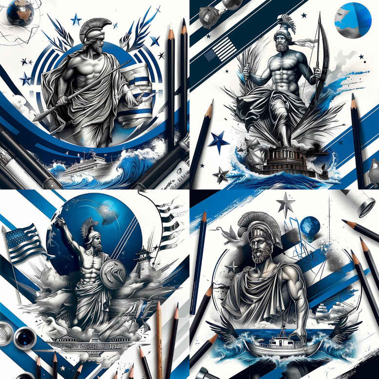 patriotic-inscription-tattoo – tattoo design ideas free ai generated – neotraditional-bold-motifs – for-lower-back – Gallery: patriotic-inkby-ai