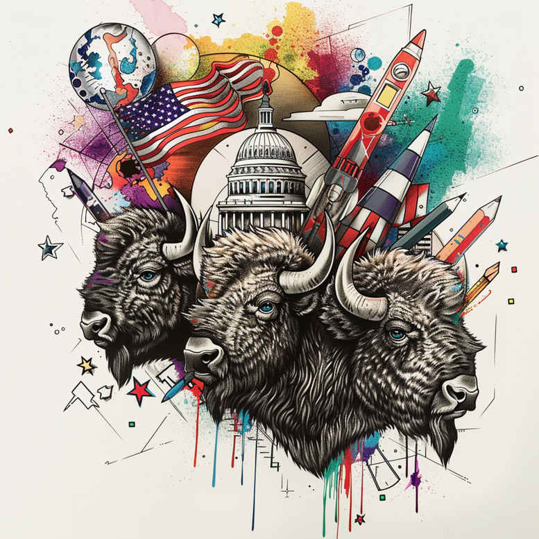 patriotic-light-tattoo – tattoo design ideas free ai generated – neotraditional-ornamental – for-elbow – Gallery: patriotic-inkby-ai
