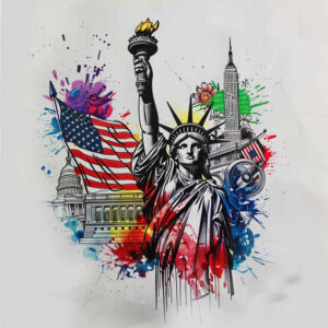 patriotic-memory-tattoo – tattoo design ideas free ai generated – neotraditional-artistic-shading – for-hip – Gallery: patriotic-inkby-ai