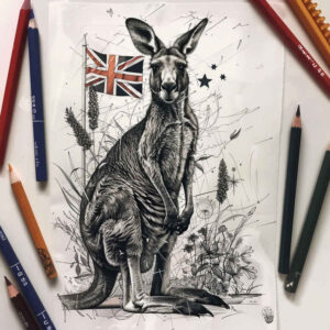 patriotic-motif-tattoo – tattoo design ideas free ai generated – realism-optical-illusion – for-back – Gallery: patriotic-inkby-ai