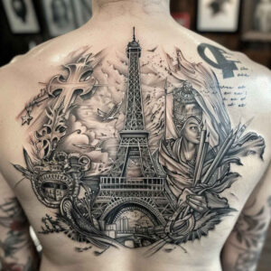 patriotic-nation-tattoo – tattoo design ideas free ai generated – neotraditional-layered-fill – for-arm – Gallery: patriotic-inkby-ai