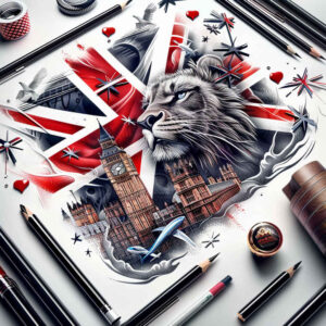 patriotic-nation-tattoo – tattoo design ideas free ai generated – surrealism-timeless – for-foot – Gallery: patriotic-inkby-ai