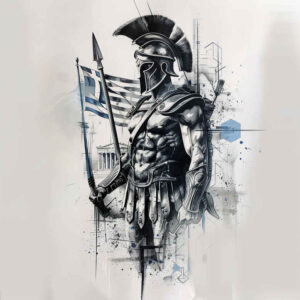 patriotic-ornamental-tattoo – tattoo design ideas free ai generated – realism-portrait-realism – for-back-of-neck – Gallery: patriotic-inkby-ai