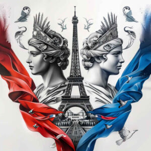 patriotic-plant-motif-tattoo – tattoo design ideas free ai generated – surrealism-unearthly – for-hand – Gallery: patriotic-inkby-ai