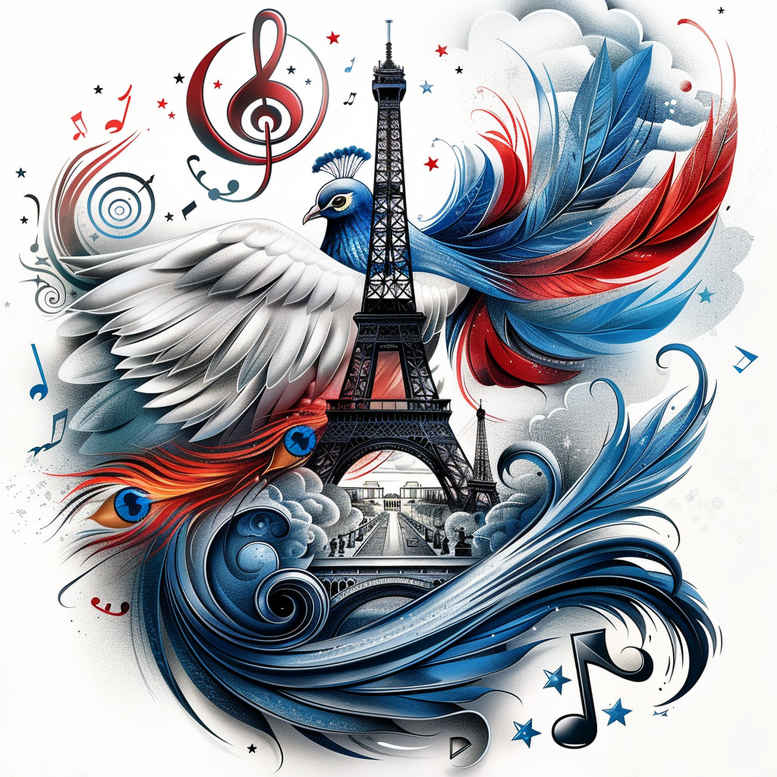 patriotic-sign-tattoo – tattoo design ideas free ai generated – surrealism-fantastical-elements – for-side – Gallery: patriotic-inkby-ai
