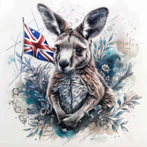 patriotic-strength-tattoo – tattoo design ideas free ai generated – surrealism-hallucinogenic – for-hip – Gallery: patriotic-inkby-ai