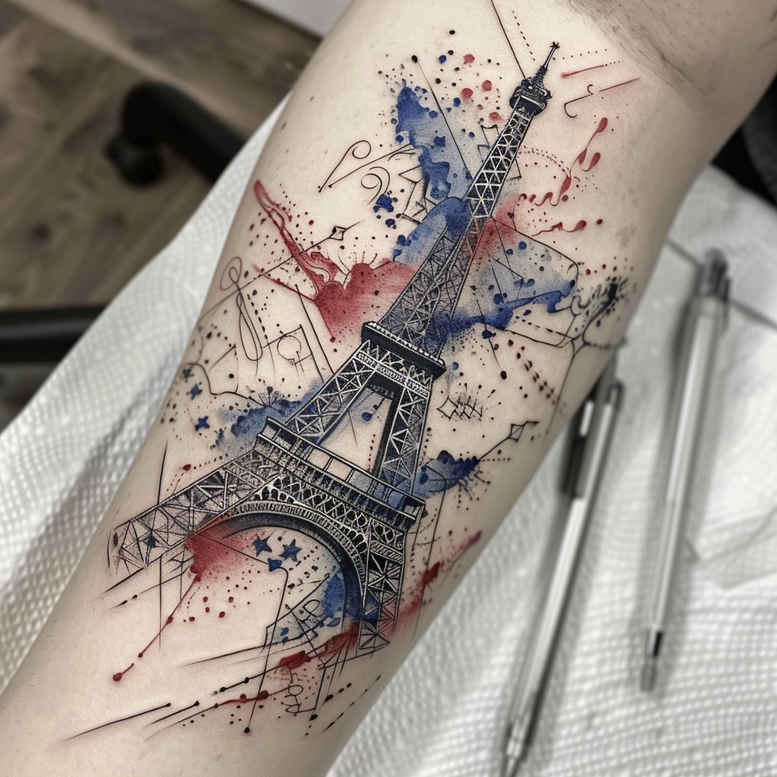 patriotic-symbol-tattoo – tattoo design ideas free ai generated – neotraditional-classic-motifs – for-lower-back – Gallery: patriotic-inkby-ai