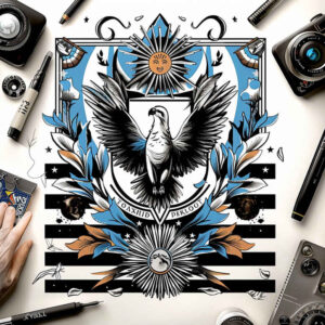 patriotic-symbol-tattoo – tattoo design ideas free ai generated – neotraditional-modern-classic – for-palm – Gallery: patriotic-inkby-ai