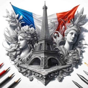patriotic-symbol-tattoo – tattoo design ideas free ai generated – neotraditional-refined-lines – for-wrist – Gallery: patriotic-inkby-ai