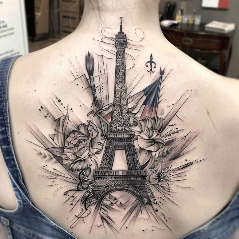 patriotic-symbol-tattoo – tattoo design ideas free ai generated – realism-smooth-complexion – for-palm – Gallery: patriotic-inkby-ai