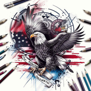 patriotic-tattoo – tattoo design ideas free ai generated – realism-skin-illusion – for-stomach – Gallery: patriotic-inkby-ai