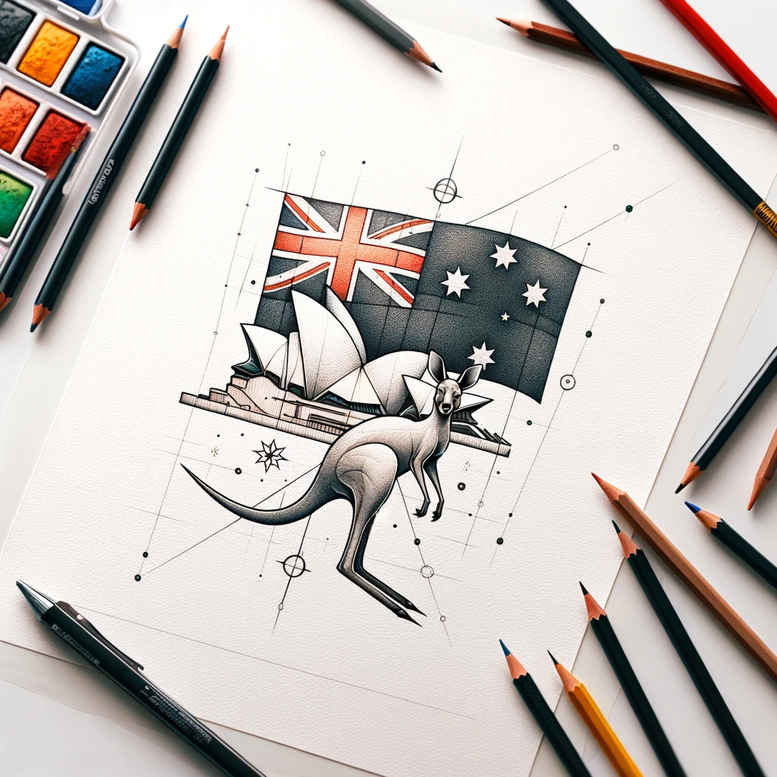 patriotic-tradition-tattoo – tattoo design ideas free ai generated – realism-illustrative-style – for-foot – Gallery: patriotic-inkby-ai