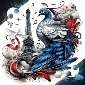 patriotic-tradition-tattoo – tattoo design ideas free ai generated – surrealism-displaced-objects – for-elbow – Gallery: patriotic-inkby-ai
