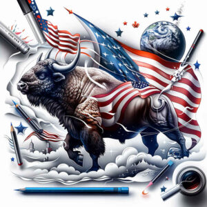 patriotic-transformation-tattoo – tattoo design ideas free ai generated – neotraditional-rich-blacks – for-thigh – Gallery: patriotic-inkby-ai