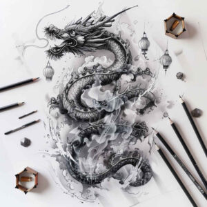 patriotic-transformation-tattoo – tattoo design ideas free ai generated – realism-dimensional-ink – for-side-torso – Gallery: patriotic-inkby-ai