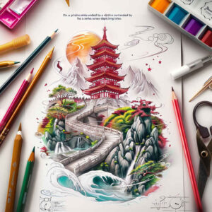 patriotic-unity-tattoo – tattoo design ideas free ai generated – surrealism-chromatic-flux – for-full-back – Gallery: patriotic-inkby-ai