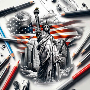 patriotism-tattoo – tattoo design ideas free ai generated – realism-balanced-light – for-shin – Gallery: patriotic-inkby-ai
