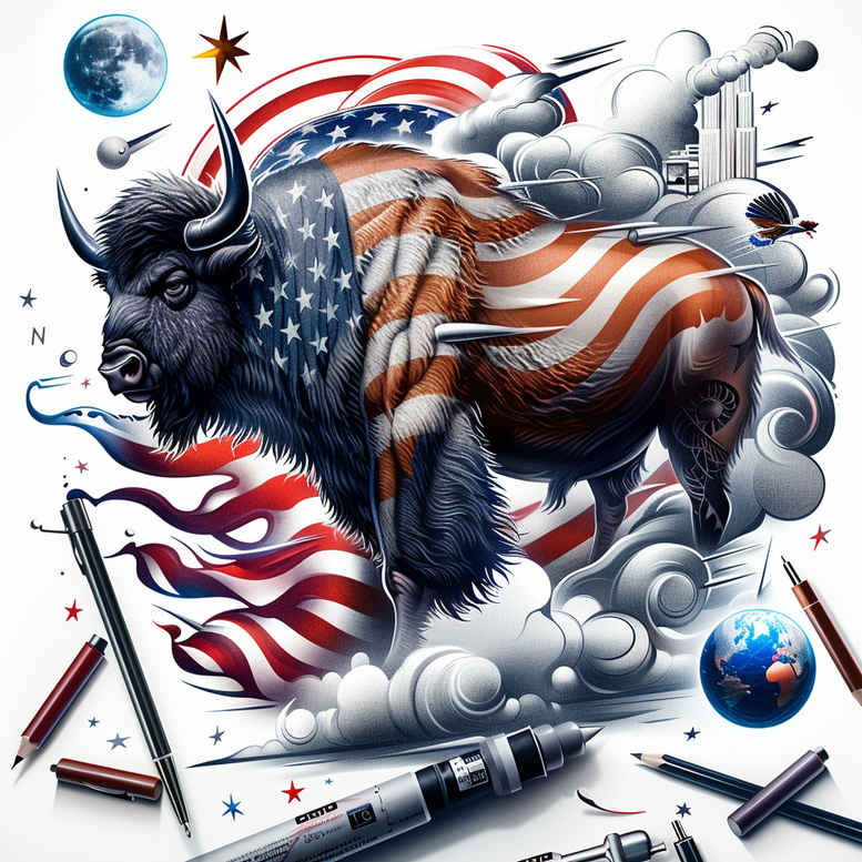 patriotic tattoo design ideas line-art culture for hip