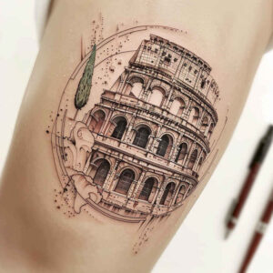 patriotic tattoo design ideas layered fill dedication for back shoulder