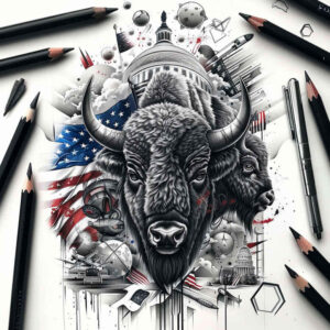 patriotic tattoo design ideas subtle highlights dedication shows courage