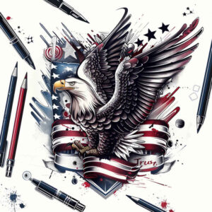 patriotic tattoo design ideas saturated hues devotion to country for hand