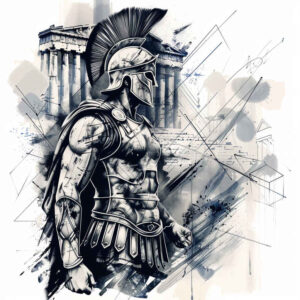patriotic tattoo design ideas CGI-rendered fight for shoulder blade