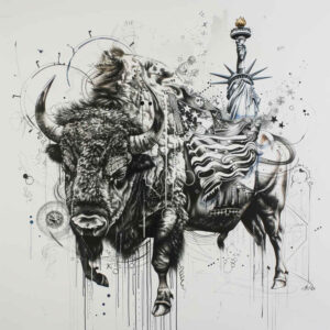 patriotic tattoo design ideas Surrealism esoteric heritage for back