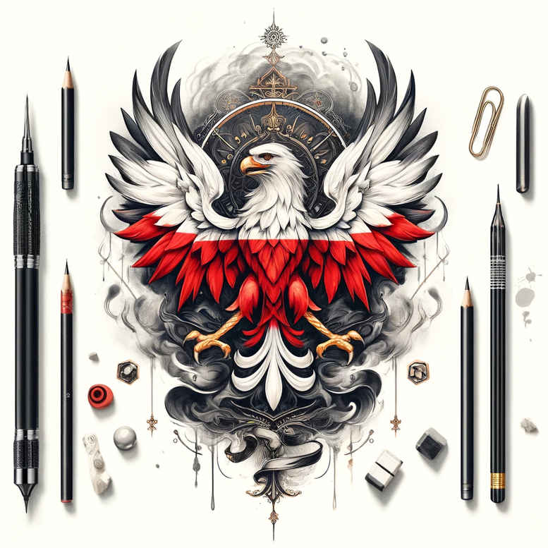 patriotic tattoo design ideas dramatic lighting heritage for heel