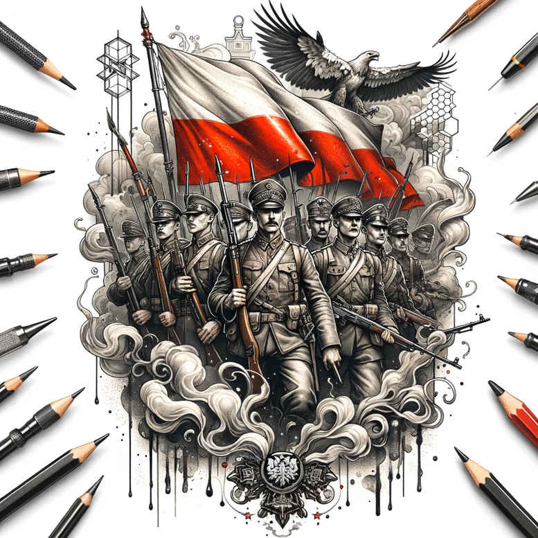 patriotic tattoo design ideas luminous heritage stands for endurance