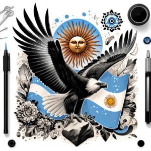 patriotic tattoo design ideas Realism micro detail heroism embodying endurance