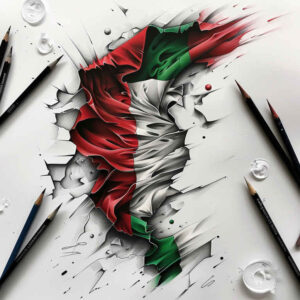 patriotic tattoo design ideas glowing heroism embodying resilience