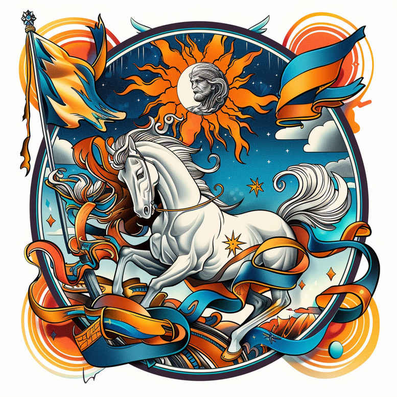 patriotic tattoo design ideas Surrealism ghostly shapes heroism for hand