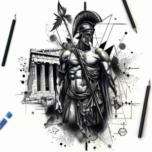 patriotic tattoo design ideas gradient fills history determination and power
