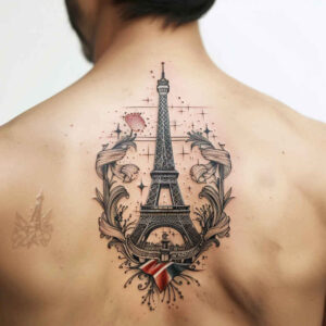 patriotic tattoo design ideas Surrealism melted shapes history for hip