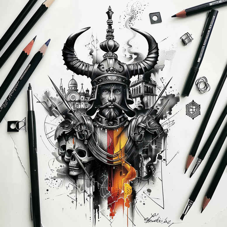 patriotic tattoo design ideas Realism emotional realism honor strength and power