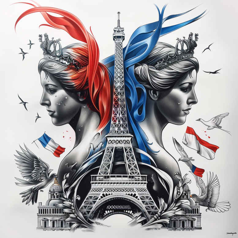 patriotic tattoo design ideas artistic contrast national identity for palm
