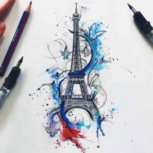 patriotic tattoo design ideas Surrealism esoteric national pride for hip