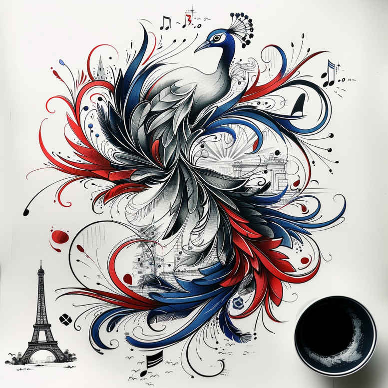 patriotic tattoo design ideas Realism crisp detail national spirit for upper arm