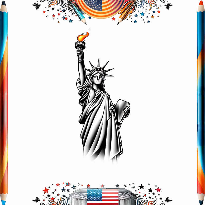 patriotic tattoo design ideas Surrealism enigmatic visuals national spirit symbol of endurance