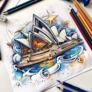 patriotic tattoo design ideas sharp contrast national symbol for forearm