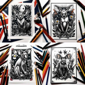 patriotic tattoo design ideas Surrealism mystical patriotic motifs for elbow