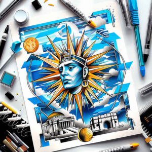 patriotic tattoo design ideas Surrealism illusionary patriotic spirit shows resilience