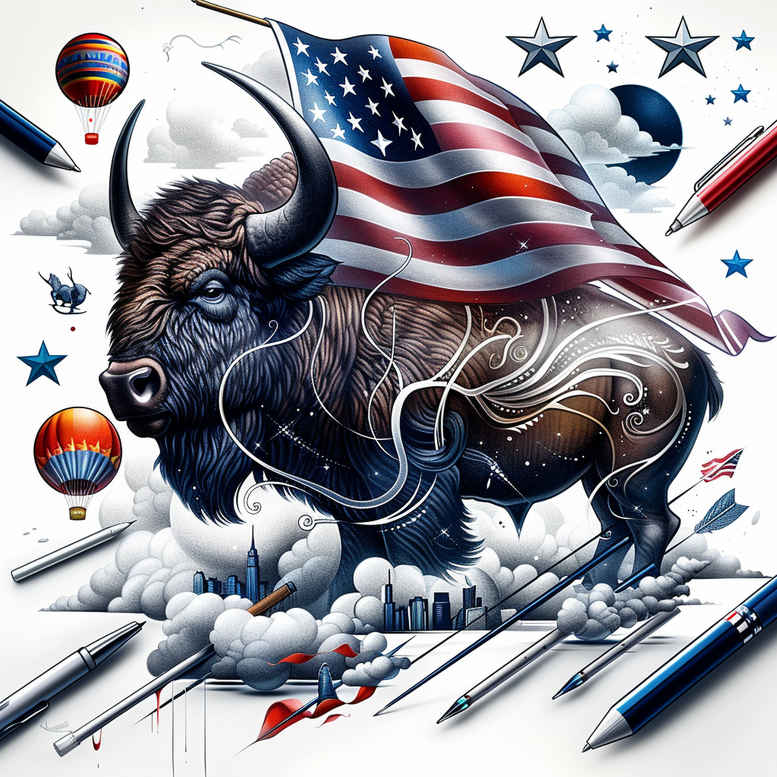 patriotic tattoo design ideas Realism textured skin patriotic symbols for nape